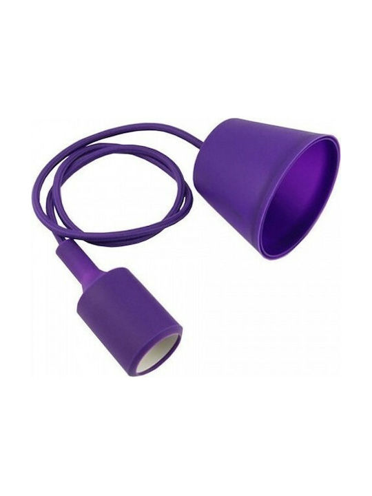 V-TAC VT-7228 Lustră Violet cu Dulie E27 100cm.