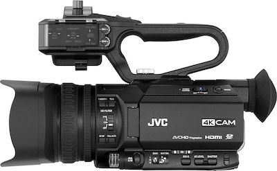 JVC Βιντεοκάμερα 4K UHD @ 30fps GY-HM250E Αισθητήρας CMOS Αποθήκευση σε Κάρτα Μνήμης με Οθόνη 3.5" και HDMI