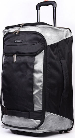 Airtex Paris 23366-01 Σακ Βουαγιάζ 35lt Μαύρο με Ρόδες Υφασμάτινο Μ55xΠ24xΥ28εκ.