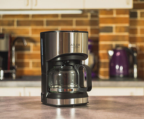 Adler AD-4407 AD 4407 Mașină de cafea cu filtru 550W Argint