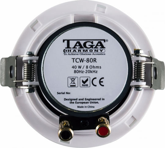 Taga Harmony TCW-80R Ηχεία Οροφής 30W (Ζεύγος) Λευκά