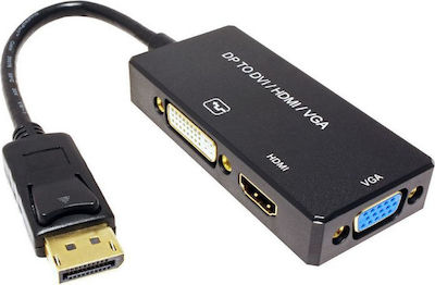 Value Convertor DisplayPort masculin în DVI-D / HDMI / VGA feminin 1buc (12.99.3153)