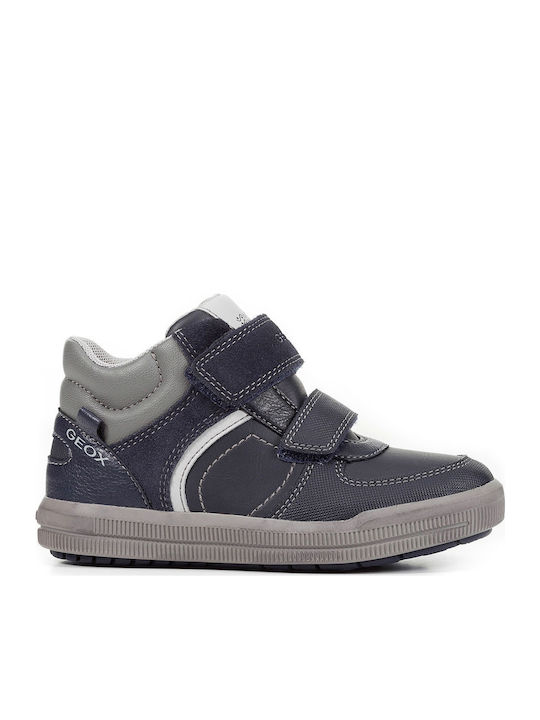 Geox Kids Sneakers High Anatomic with Scratch Gray