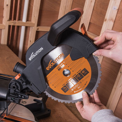 Evolution Miter Saw Electric Sliding with Power 2000W & Cutting Disc Diameter 255mm