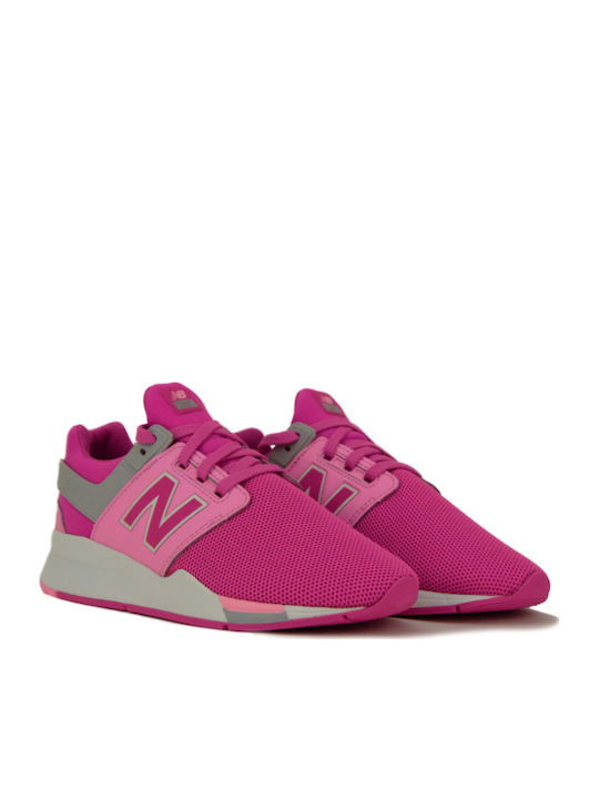 New Balance Kids Sports Shoes Running Fuchsia