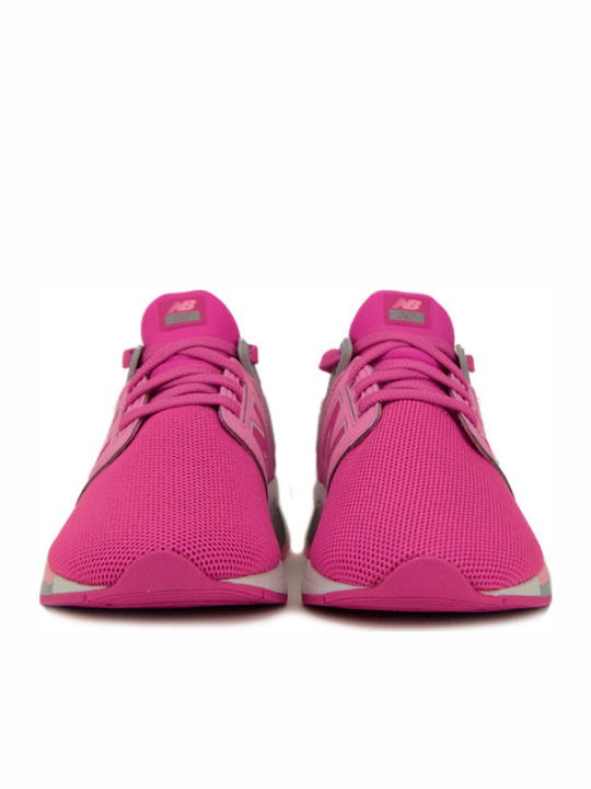 Kids Sports Shoes Running with Laces Fuchsia