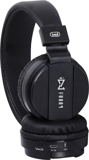 Trevi DJ 1230 BT Ασύρματα Bluetooth On Ear Ακουστικά Μαύρα