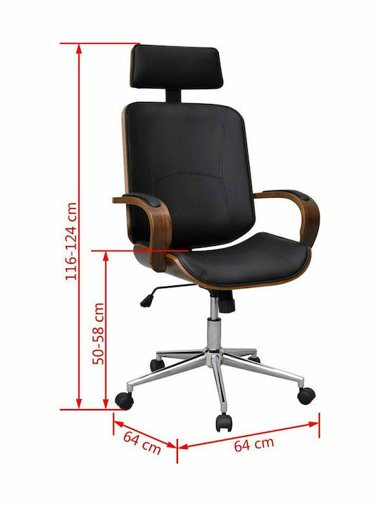 vidaXL Black Executive Office Chair