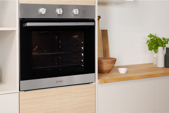 Indesit Φούρνος άνω Πάγκου 66lt Π59.5εκ. Inox
