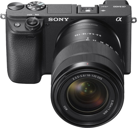 Sony α6400 Mirrorless Camera Kit (E 18-135mm F3.5-5.6 OSS) Black