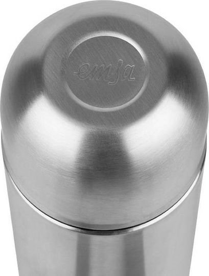 Emsa Flask Safe Loc Closure Ποτήρι Θερμός Ανοξείδωτο 500ml Ασημί με Καπάκι-Κύπελλο