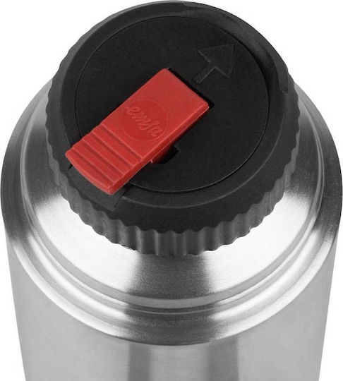 Emsa Flask Safe Loc Closure Ποτήρι Θερμός Ανοξείδωτο 500ml Ασημί με Καπάκι-Κύπελλο