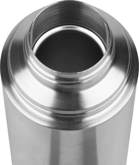 Emsa Flask Safe Loc Closure Glass Thermos Stainless Steel 700ml Silver with Cap-Cup