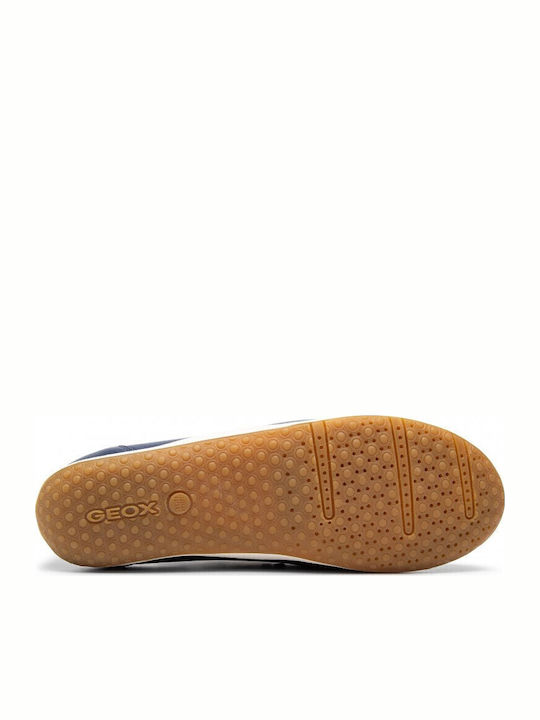 D Vega Moc B Leather Women's Moccasins in Blue Color