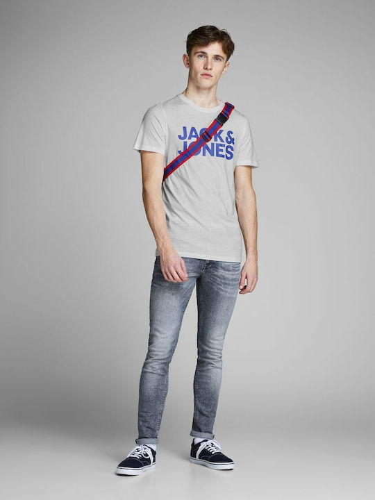 T-shirt White/Blue