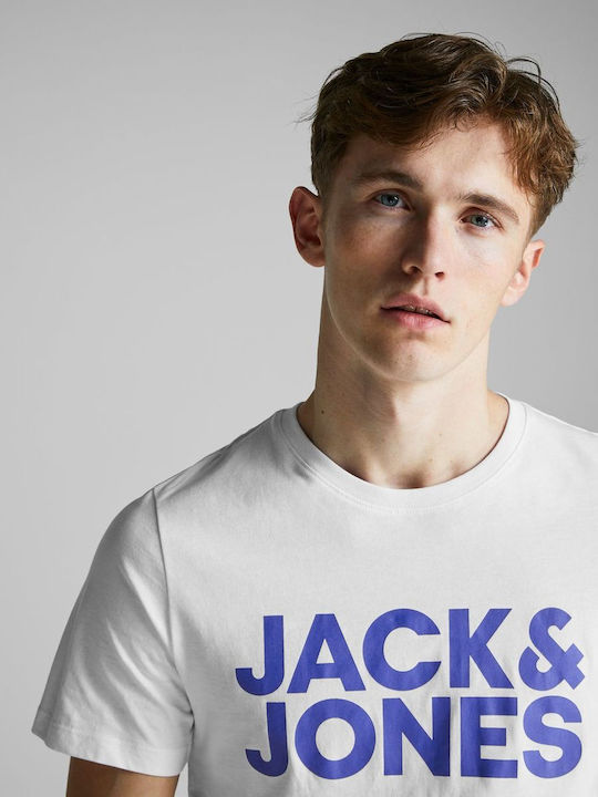 T-shirt White/Blue