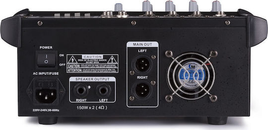 Vonyx AM8A 172.574 8 XLR Inputs & Bluetooth
