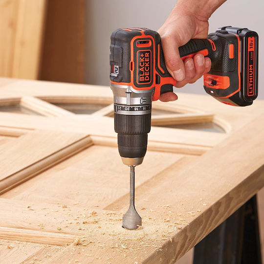 Black & Decker -XJ Percussive Drill Driver Battery Solo Brushless 18V