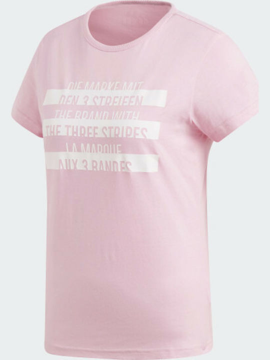 Adidas ID Women's Athletic T-shirt Striped Pink
