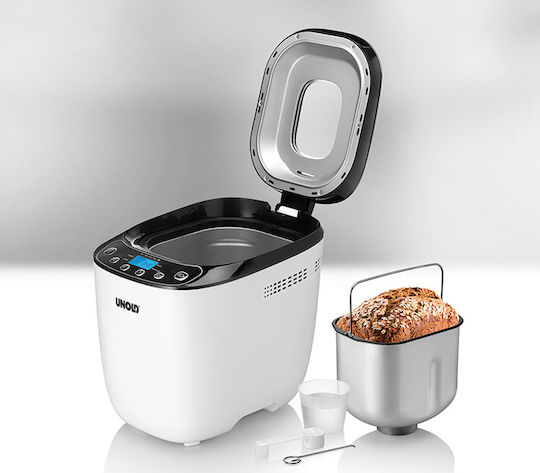 Unold Bread Maker 550W with Container Capacity 1200gr and 12 Baking Programs