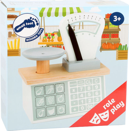 Small Foot Wooden Scale Made of Wood for 3+ Years 1pc