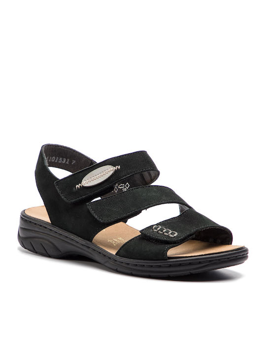 Rieker Sandale Anatomici Negre