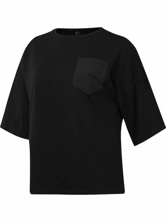 Training Supply Pocket Tee Γυναικείο T-shirt Μαύρο