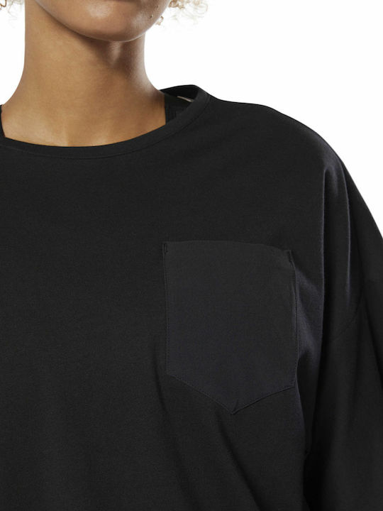 Training Supply Pocket Tee Γυναικείο T-shirt Μαύρο