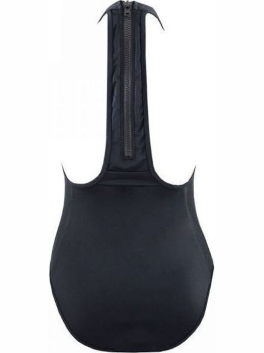 BP4020 One Piece Swimsuit with Zipper Black