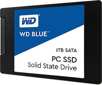 Western Digital Blue SSD 1TB τύπου 2.5'' με σύνδεση SATA III WDS100T1B0A