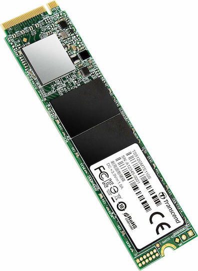 Transcend 110S SSD 512GB τύπου M.2 με σύνδεση PCI Express 3.0 TS512GMTE110S