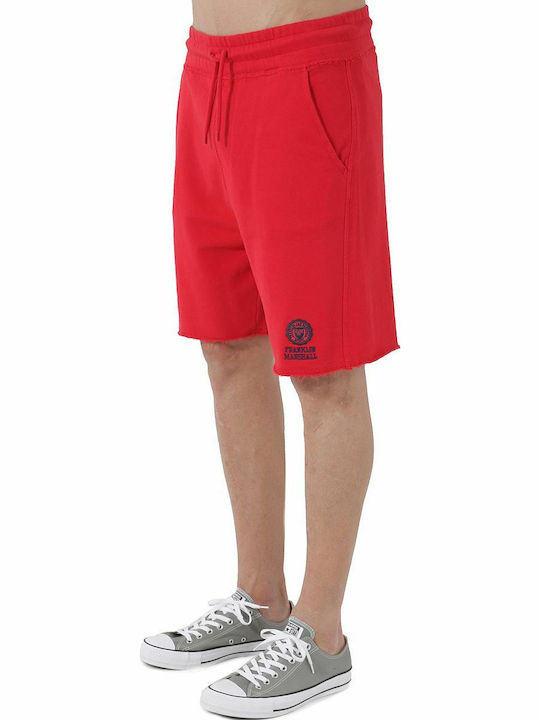 Men's Sports Monochrome Shorts Red
