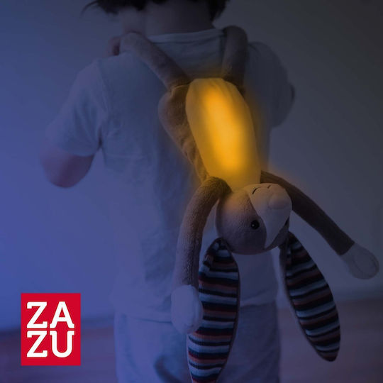Zazu Sleep Toy Bo Bunny made of Fabric with White Noise and Light for 0++ Months