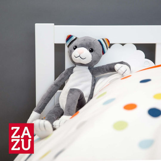 Zazu Sleep Toy Kitty Katie made of Fabric with White Noise and Light for 0++ Months