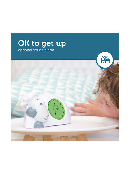 Zazu Desktop Clock Sam Learning Alarm Green