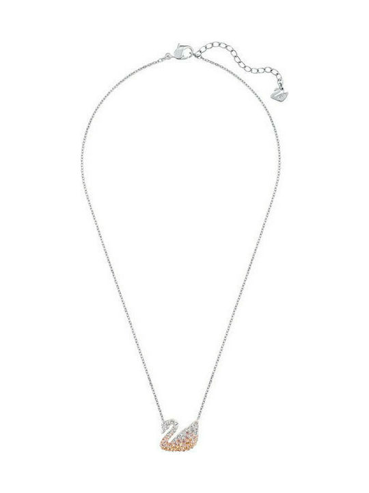 Swarovski Женско Колие Iconic Swan в Бял цвят