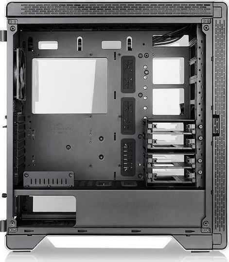 Thermaltake A500 Aluminum Tempered Glass Edition Gaming Midi Tower Κουτί Υπολογιστή με Πλαϊνό Παράθυρο Μαύρο