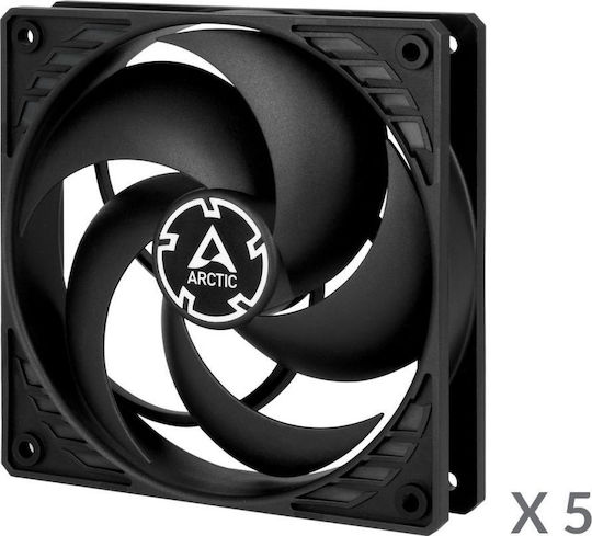 Arctic P12 PWM PST Case Fan 120mm (1800rpm / 56.3cfm) Χωρίς Led Φωτισμό και Σύνδεση 4-Pin 5τμχ