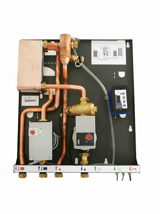 Werstahl Hydro 40 ODF Ενεργειακό Τζάκι Ξύλου Καλοριφέρ 40.57kW Ίσιο με Ανοιγόμενη Πόρτα Ανοιχτού Δοχείου