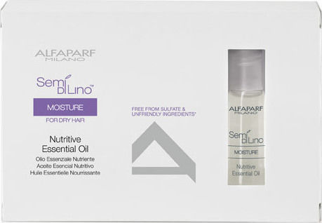 Alfaparf Milano Semi Di Lino Moisture Repair Hair Ampoules 6x13ml