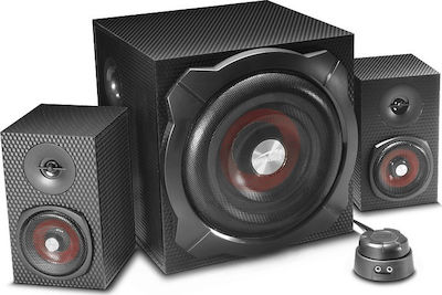 SpeedLink Gravity Carbon 2.1 Wireless Speakers with Bluetooth 60W Black