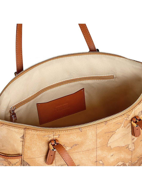 Women's Bag Shopper Shoulder Beige
