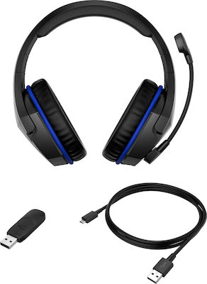 HyperX Cloud Stinger Über Ohr Gaming-Headset mit Verbindung USB Blau
