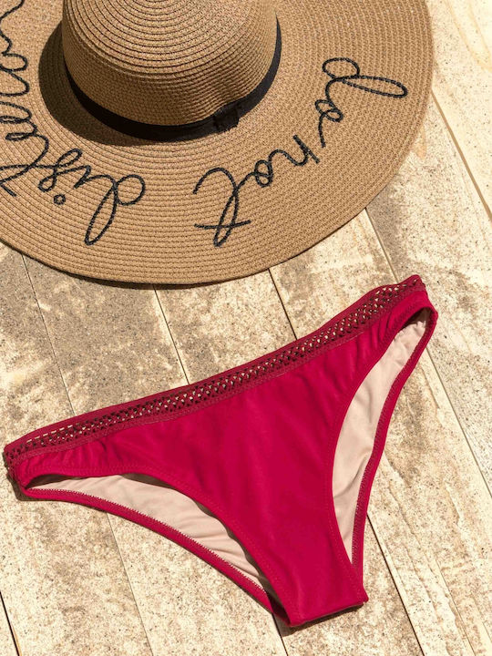 Rock Club Bikini Slip Rot BP3067.wine-red