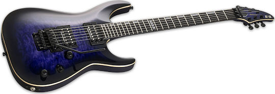 ESP E-II Horizon FR Elektrische Gitarre Stratocaster mit HH Tonabnehmerkonfiguration Blue mit Tasche