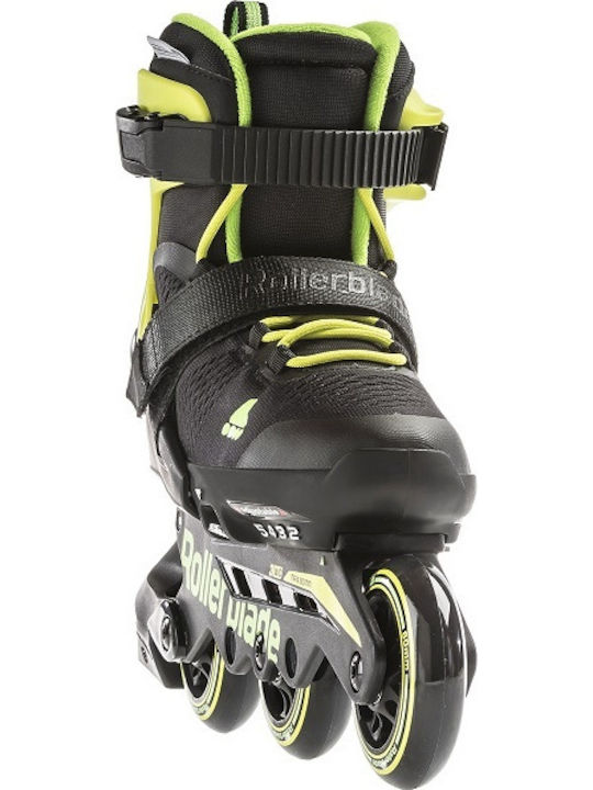 Rollerblade Microblade 3WD Kids Adjustable Inline Rollers Black