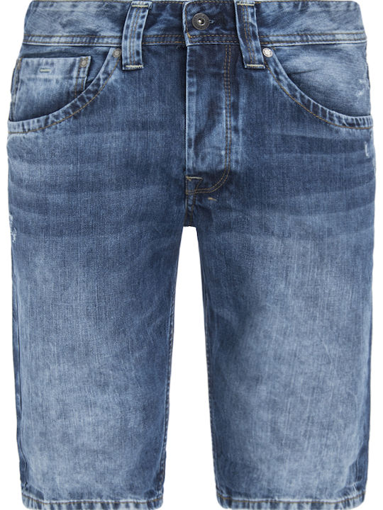 Pepe Jeans Men's Shorts Jeans Blue