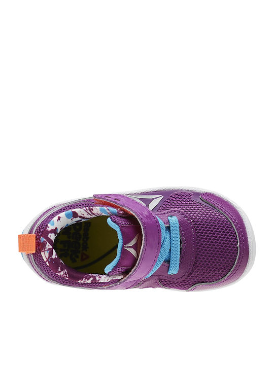 Ventureflex Stride 5.0 Αθλητικά Παιδικά Παπούτσια Running με Σκρατς Μωβ