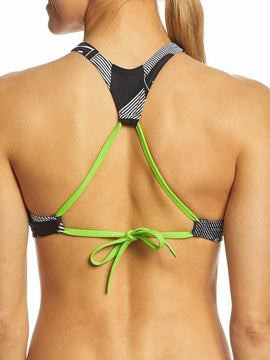 Arena Think High Neck Bikini Top Μαύρο