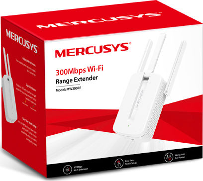 Mercusys MW300RE v1 WiFi Extender Single Band (2.4GHz) 300Mbps